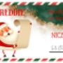 Naughty Or Nice Personalised Christmas Santa List Scratch Card With Envelope, thumbnail 2 of 7