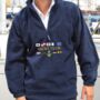Name And Year Sailing Fleece In Nautical Flag Alphabet, thumbnail 1 of 4