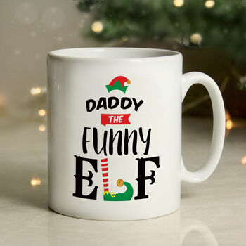 Personalised Funny Elf Mug – Ideal Stocking Filler And Secret Santa Gift, 5 of 8