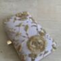 Purple Handcrafted Raw Silk Rectangular Clutch Bag, thumbnail 2 of 7