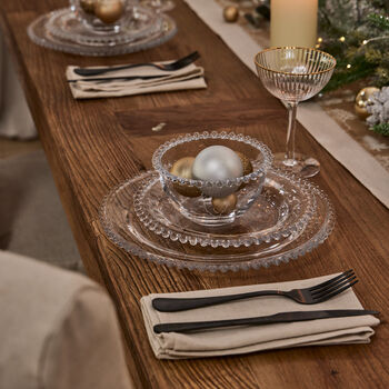 Luxury Bella Perle Glass Table Place Settings, 5 of 6