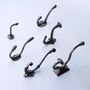 G Decor Heavy Duty Cast Iron Coat Hooks Decorative Antique Wall Hooks, thumbnail 3 of 9