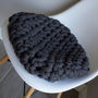 'Oberon' Handwoven Yarn Footstool, thumbnail 7 of 9