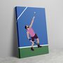 Carlos Alcaraz Tennis Canvas, thumbnail 1 of 2