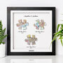Personalised Linen Anniversary Gift 3D Jigsaw Map Special Occasions Print, thumbnail 5 of 12