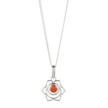 Chakra Charm Birthstone Necklace Silver / Gold Plated, 10 of 12