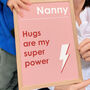 Personalised Super Power Typography Print, thumbnail 3 of 11
