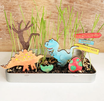 Personalised Make Your Own Dinosaur Garden, 4 of 6