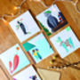 Christmas Mistletoe Llama A6 Recycled Notebook, thumbnail 6 of 11