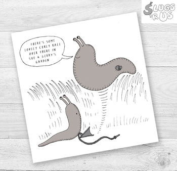 Personalised Slugs 'R Us Card For Gardener, 2 of 5