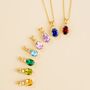 Pink Sapphire Pendant Necklace In Sterling Silver And Gold, thumbnail 11 of 12