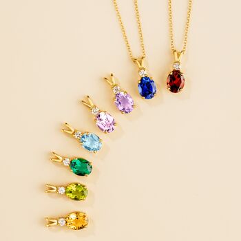 Pink Sapphire Pendant Necklace In Sterling Silver And Gold, 11 of 12