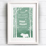 Personalised Wedding Anniversary Print With Dog, thumbnail 5 of 6