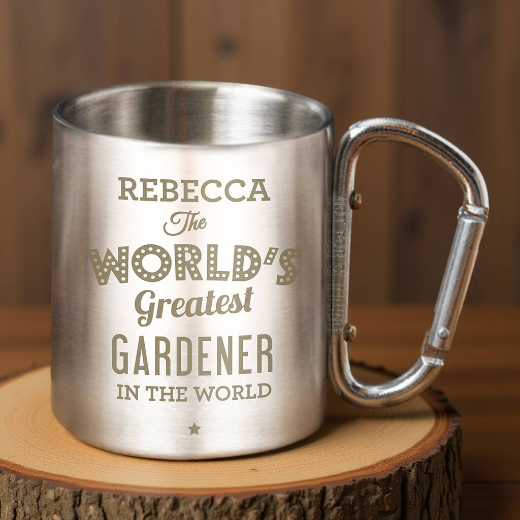 Personalised 'The World's Greatest' Stainless Steel Mug, 1 of 4