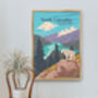 North Cascades National Park USA Travel Poster Print, thumbnail 5 of 8