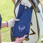 Personalised Golf Wreath Towel Accessories For Trolley, thumbnail 5 of 7