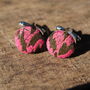 Silk Covered Cuff Links, thumbnail 4 of 4