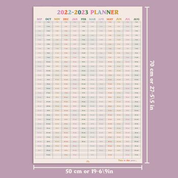 22/23 This Is The Year Academic Wall Planner | Portrait, 6 of 6