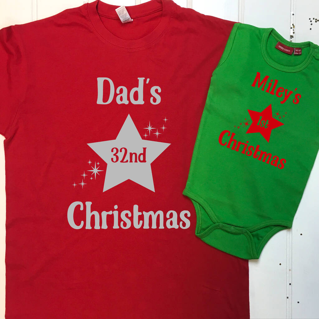 Personalised Family Star T Shirt Set, 1 of 9
