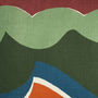 Grover Abstract Linen Christmas Stocking, thumbnail 2 of 3