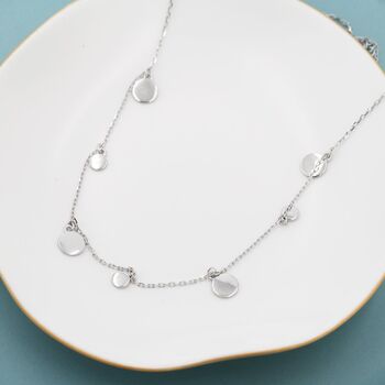 Dainty Disk Choker Necklace, 5 of 11