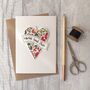 Personalised Embroidered Keepsake Card For Mum, thumbnail 4 of 5