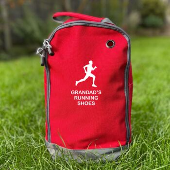 Personalised Running Man Shoes Boot Bag, 3 of 8