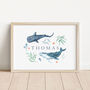 Personalised Sea Life Childrens Print, thumbnail 1 of 6