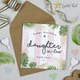 Palm Leaf Daughter In Law Birthday Card, thumbnail 1 of 3
