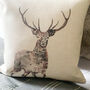 Stag Scatter Cushion, thumbnail 2 of 7