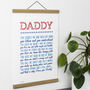 Why I Love You Daddy Poem Print, thumbnail 2 of 7