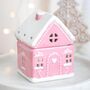 Pink Gingerbread House Oil Burner, thumbnail 1 of 2