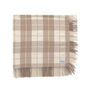 Checked Cashmere Stole Creamy And Beige, thumbnail 1 of 3