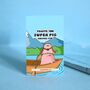 Super Pig Enamel Pin | Cute Pin Badges, thumbnail 5 of 5