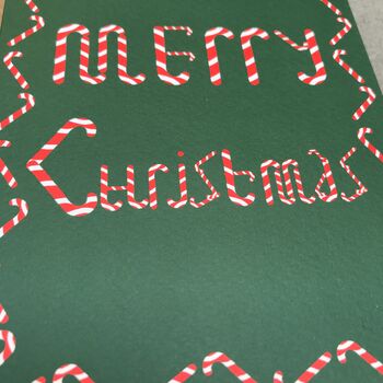 Merry Christmas Candy Cane Card, 3 of 3