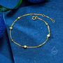 Delicate Opal Bracelet In Sterling Silver, thumbnail 2 of 11