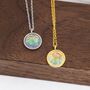 Sterling Silver Aurora Opal Pendant Necklace, thumbnail 2 of 12
