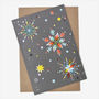 'Christmas Eve' Pack Of Eight Geometric Christmas Cards, thumbnail 2 of 5