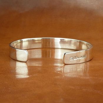 Handmade Men's Solid Silver Bracelet, 9 of 12
