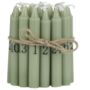 Slim Tapered Green One 24 Advent Candles, thumbnail 2 of 3