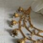 Gold Gold Plated Pearl Ear Chains/Kaan Chain, thumbnail 3 of 6