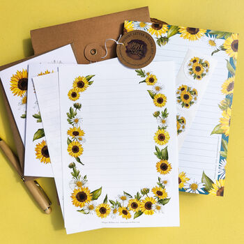 Sunflowers Writing Set, 4 of 7