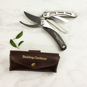 Gardening Tool And Leather Holder For Dads, 5 of 10