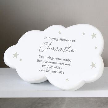 Personalised Stars Memorial Cloud, 3 of 3