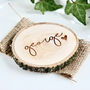 Personalised Natural Wood Name Place Setting, thumbnail 2 of 2
