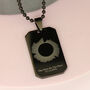 Customised Soundwave Dog Tag Necklace, thumbnail 2 of 9