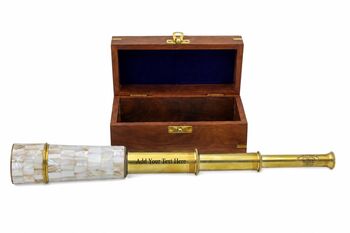 Personalised 17 Inch Mother Of Pearl Telescope, 3 of 10