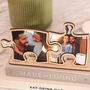 Personalised Double Jigsaw Multi Photo Frame Gift, thumbnail 5 of 9