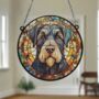 Schnauzer Black Stained Glass Effect Suncatcher, thumbnail 6 of 6