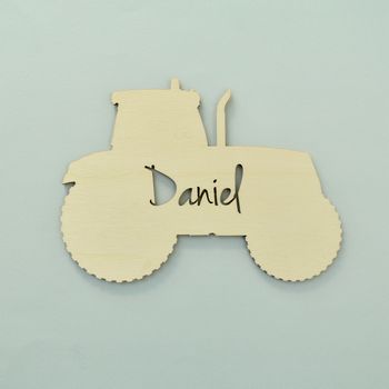 Personalised Tractor Name Plaque, 2 of 8
